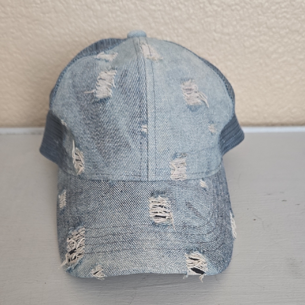 C.C Denim Mesh Cap